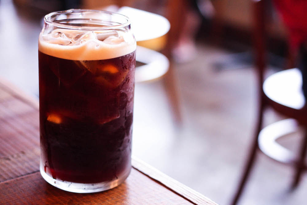 Cold brew at Indah Coffee